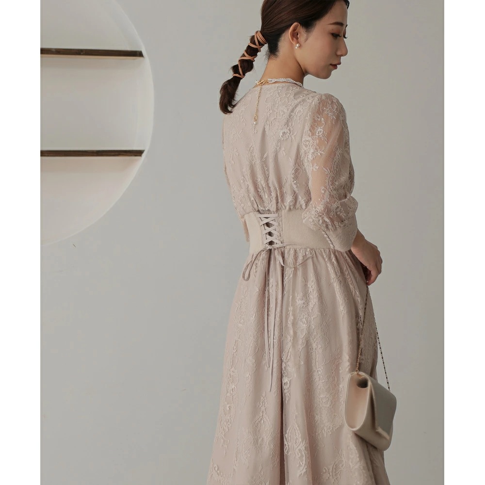 パーティードレス ワンピース 結婚式 フォーマルドレス ワンピースドレス リブウエストレースロングドレス お呼ばれドレス レース 袖付き 体型カバー 20代 30代 オケージョン 二次会 披露宴 成人 パーティードレス ワンピース 結婚式 フォーマルドレス ワンピースドレス リブウエストレースロングドレス お呼ばれドレス レース 袖付き 体型カバー 20代 30代 オケージョン 二次会 披露宴 成人