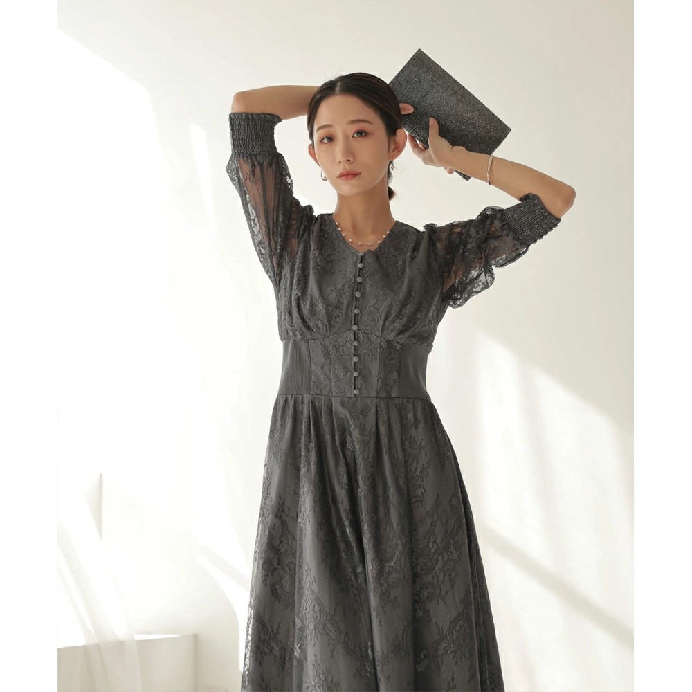 パーティードレス ワンピース 結婚式 フォーマルドレス ワンピースドレス リブウエストレースロングドレス お呼ばれドレス レース 袖付き 体型カバー 20代 30代 オケージョン 二次会 披露宴 成人 パーティードレス ワンピース 結婚式 フォーマルドレス ワンピースドレス リブウエストレースロングドレス お呼ばれドレス レース 袖付き 体型カバー 20代 30代 オケージョン 二次会 披露宴 成人
