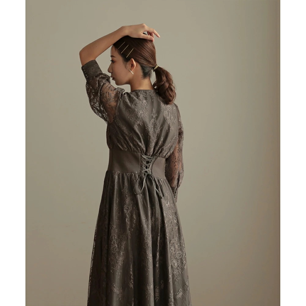 パーティードレス ワンピース 結婚式 フォーマルドレス ワンピースドレス リブウエストレースロングドレス お呼ばれドレス レース 袖付き 体型カバー 20代 30代 オケージョン 二次会 披露宴 成人 パーティードレス ワンピース 結婚式 フォーマルドレス ワンピースドレス リブウエストレースロングドレス お呼ばれドレス レース 袖付き 体型カバー 20代 30代 オケージョン 二次会 披露宴 成人