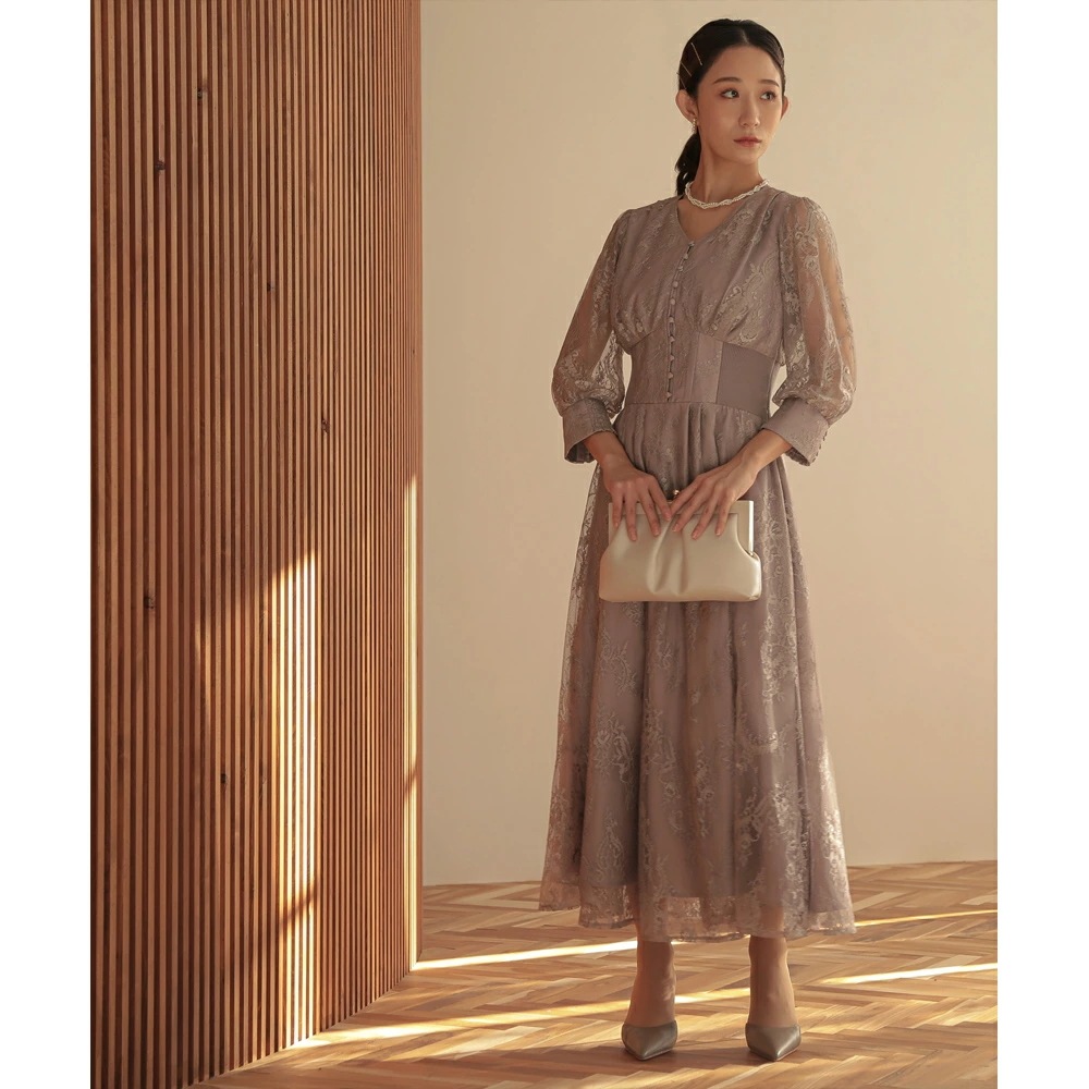 パーティードレス ワンピース 結婚式 フォーマルドレス ワンピースドレス リブウエストレースロングドレス お呼ばれドレス レース 袖付き 体型カバー 20代 30代 オケージョン 二次会 披露宴 成人 パーティードレス ワンピース 結婚式 フォーマルドレス ワンピースドレス リブウエストレースロングドレス お呼ばれドレス レース 袖付き 体型カバー 20代 30代 オケージョン 二次会 披露宴 成人