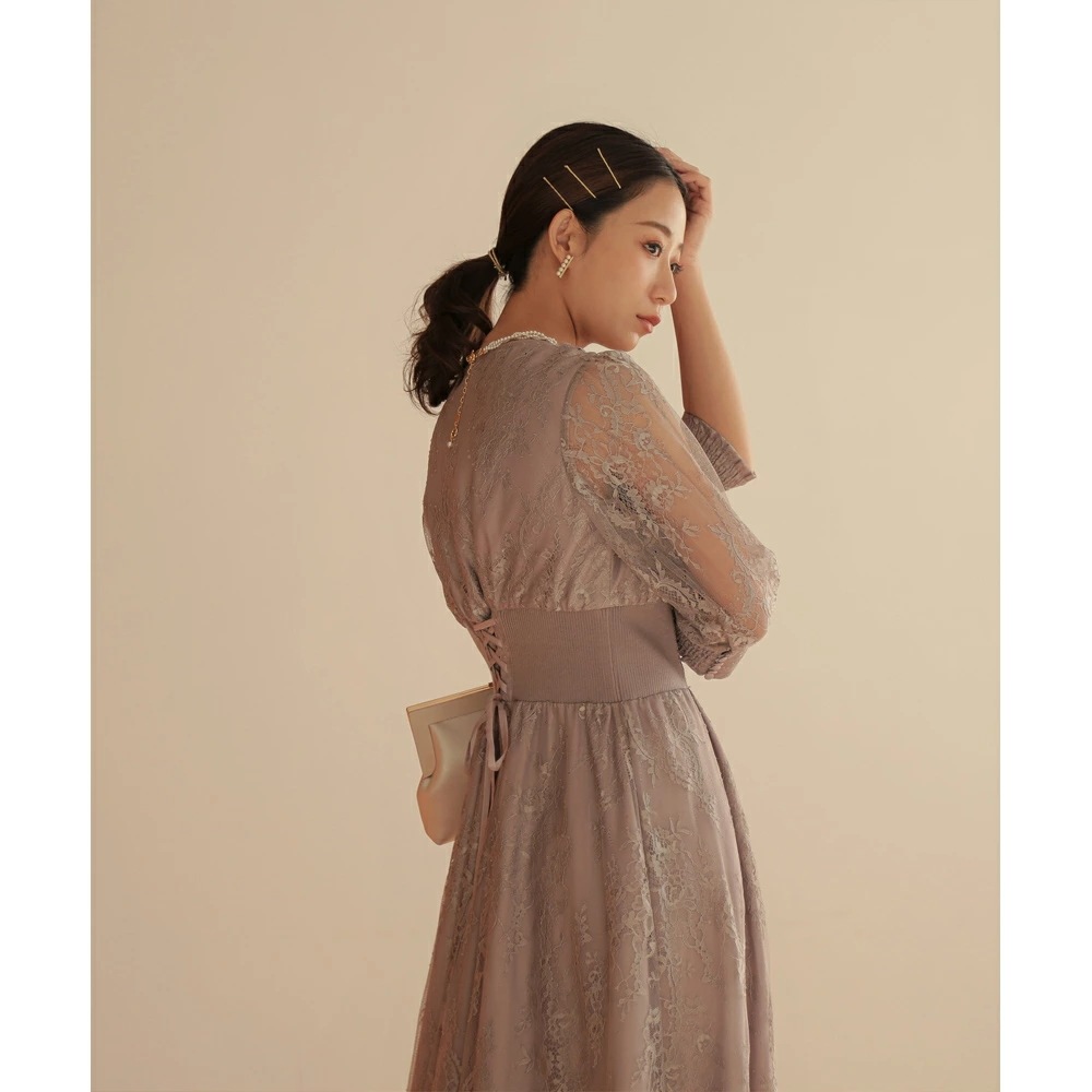 パーティードレス ワンピース 結婚式 フォーマルドレス ワンピースドレス リブウエストレースロングドレス お呼ばれドレス レース 袖付き 体型カバー 20代 30代 オケージョン 二次会 披露宴 成人 パーティードレス ワンピース 結婚式 フォーマルドレス ワンピースドレス リブウエストレースロングドレス お呼ばれドレス レース 袖付き 体型カバー 20代 30代 オケージョン 二次会 披露宴 成人