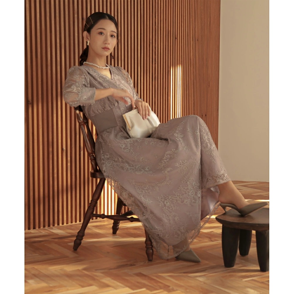 パーティードレス ワンピース 結婚式 フォーマルドレス ワンピースドレス リブウエストレースロングドレス お呼ばれドレス レース 袖付き 体型カバー 20代 30代 オケージョン 二次会 披露宴 成人 パーティードレス ワンピース 結婚式 フォーマルドレス ワンピースドレス リブウエストレースロングドレス お呼ばれドレス レース 袖付き 体型カバー 20代 30代 オケージョン 二次会 披露宴 成人