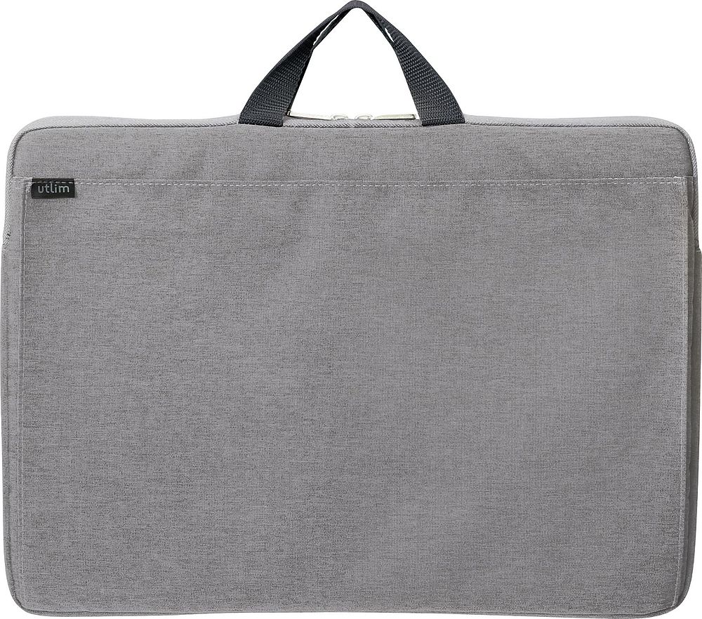 （まとめ買い）ユートリム ノートPC軽量ケース 極厚クッション付 15.6インチ グレー UT-5528-GL [x3]