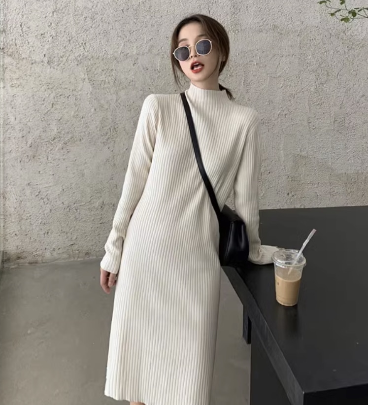ワンピース デート モテアイテム ニットワンピース ミディアム丈 コットン リブ 大人可愛い きれいめ 上品 おしゃれ かっこいい 大人可愛い ラブリー キュート ガーリー クール モード系 セクシー ワンピース デート モテアイテム ニットワンピース ミディアム丈 コットン リブ 大人可愛い きれいめ 上品 おしゃれ かっこいい 大人可愛い ラブリー キュート ガーリー クール モード系 セクシー