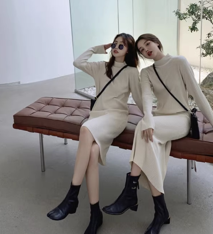 ワンピース デート モテアイテム ニットワンピース ミディアム丈 コットン リブ 大人可愛い きれいめ 上品 おしゃれ かっこいい 大人可愛い ラブリー キュート ガーリー クール モード系 セクシー ワンピース デート モテアイテム ニットワンピース ミディアム丈 コットン リブ 大人可愛い きれいめ 上品 おしゃれ かっこいい 大人可愛い ラブリー キュート ガーリー クール モード系 セクシー