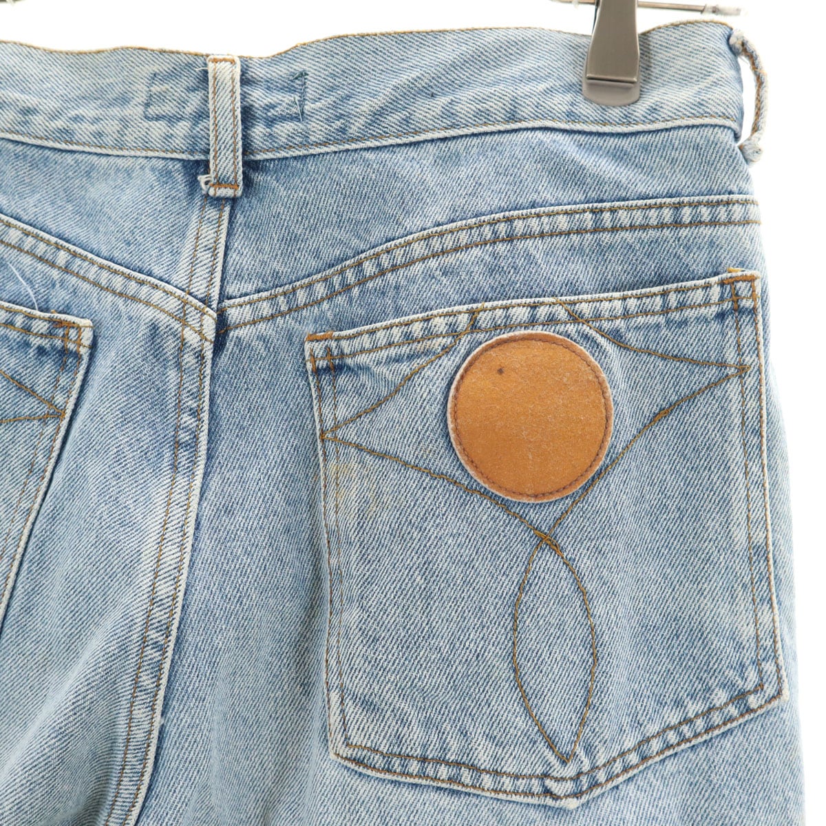 イタリア製 テーパードデニムパンツ W31 ブルー系 メンズ 古着