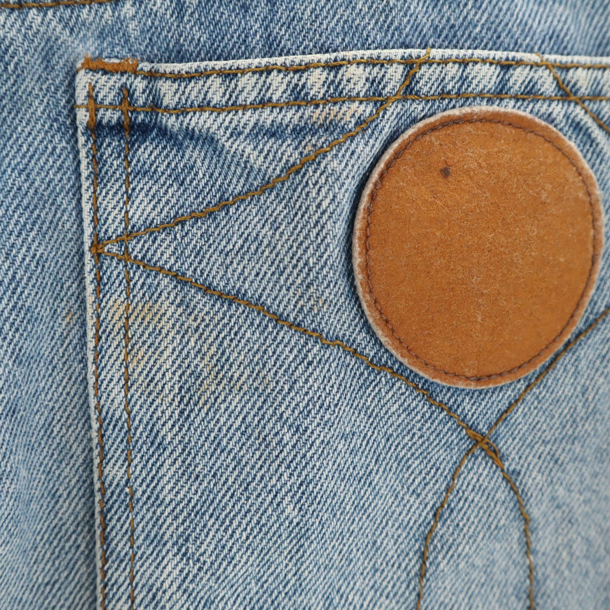 イタリア製 テーパードデニムパンツ W31 ブルー系 メンズ 古着