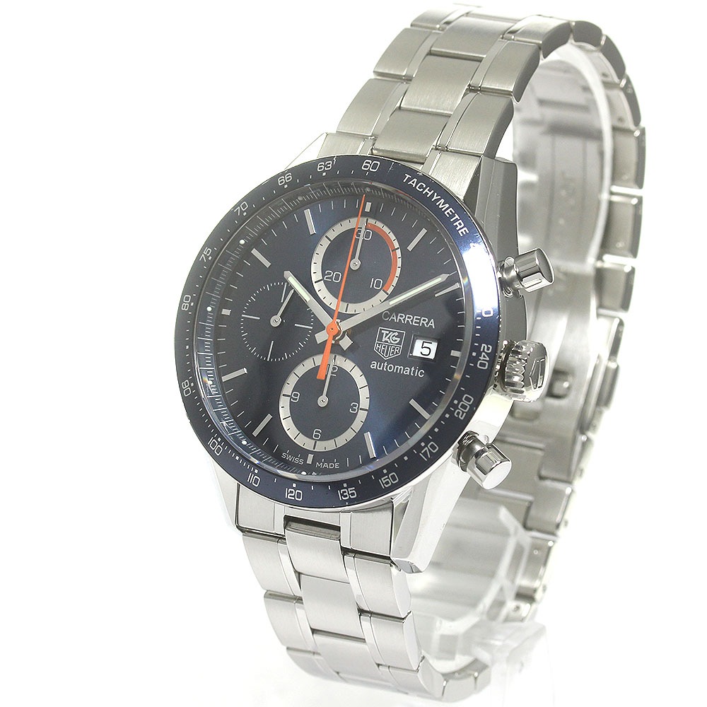 タグホイヤー TAG HEUER CV2015 カレラ クロノグラフ 自動巻き メンズ _844684【中古】