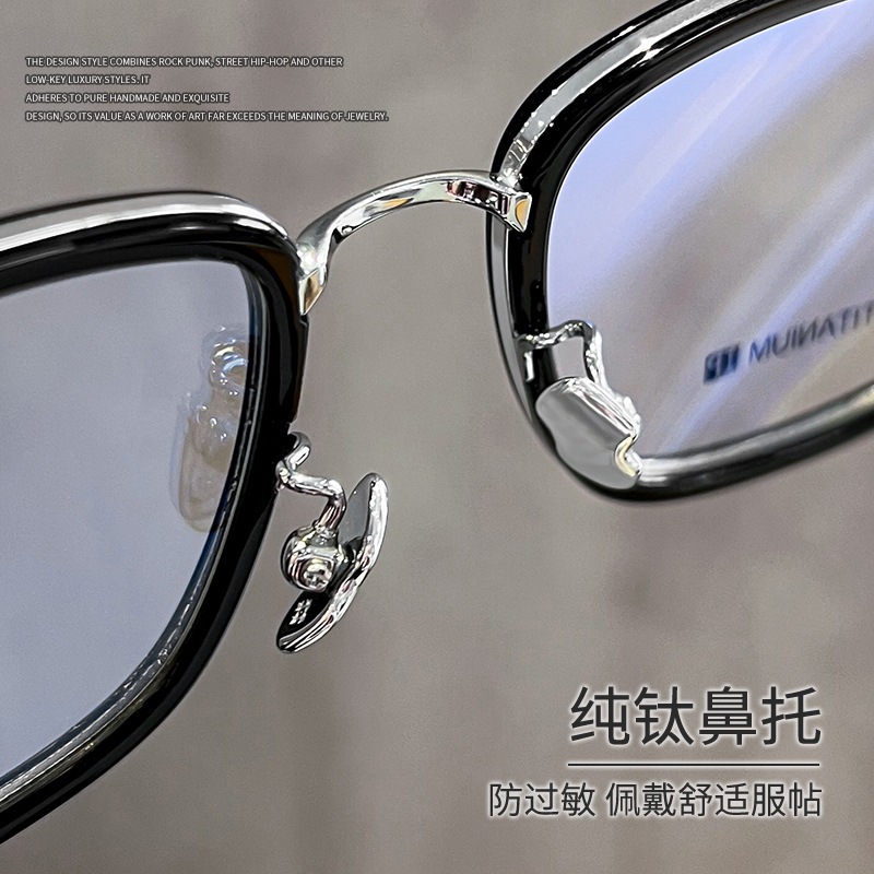 黒い非フェイス純粋なチタンフレームフルタイタンメガネ女性テクスチャー5521ビッグブランドデザインtrグラスフレーム 黒い非フェイス純粋なチタンフレームフルタイタンメガネ女性テクスチャー5521ビッグブランドデザインtrグラスフレーム