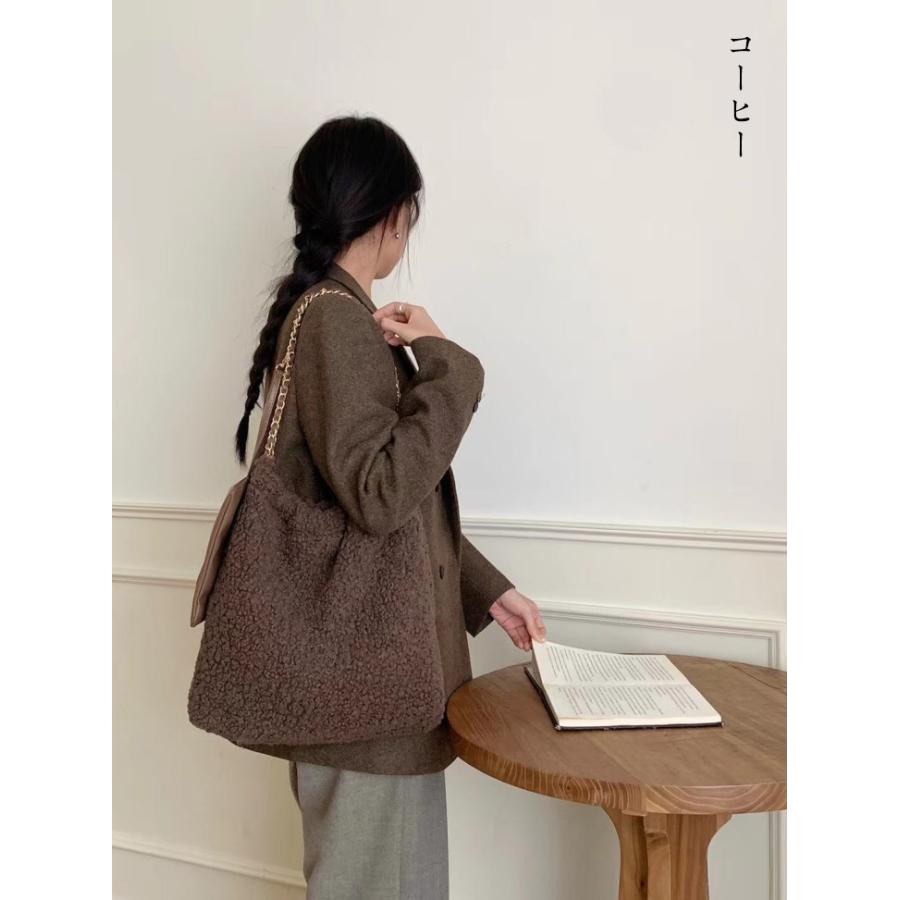 【韓国ins大人気】チェーン ショルダー ボア バッグ 大きめ 大容量 シンプル 韓国ファッション【akb409-009】【予約販売:15-20日】宅込 【韓国ins大人気】チェーン ショルダー ボア バッグ 大きめ 大容量 シンプル 韓国ファッション【akb409-009】【予約販売:15-20日】宅込