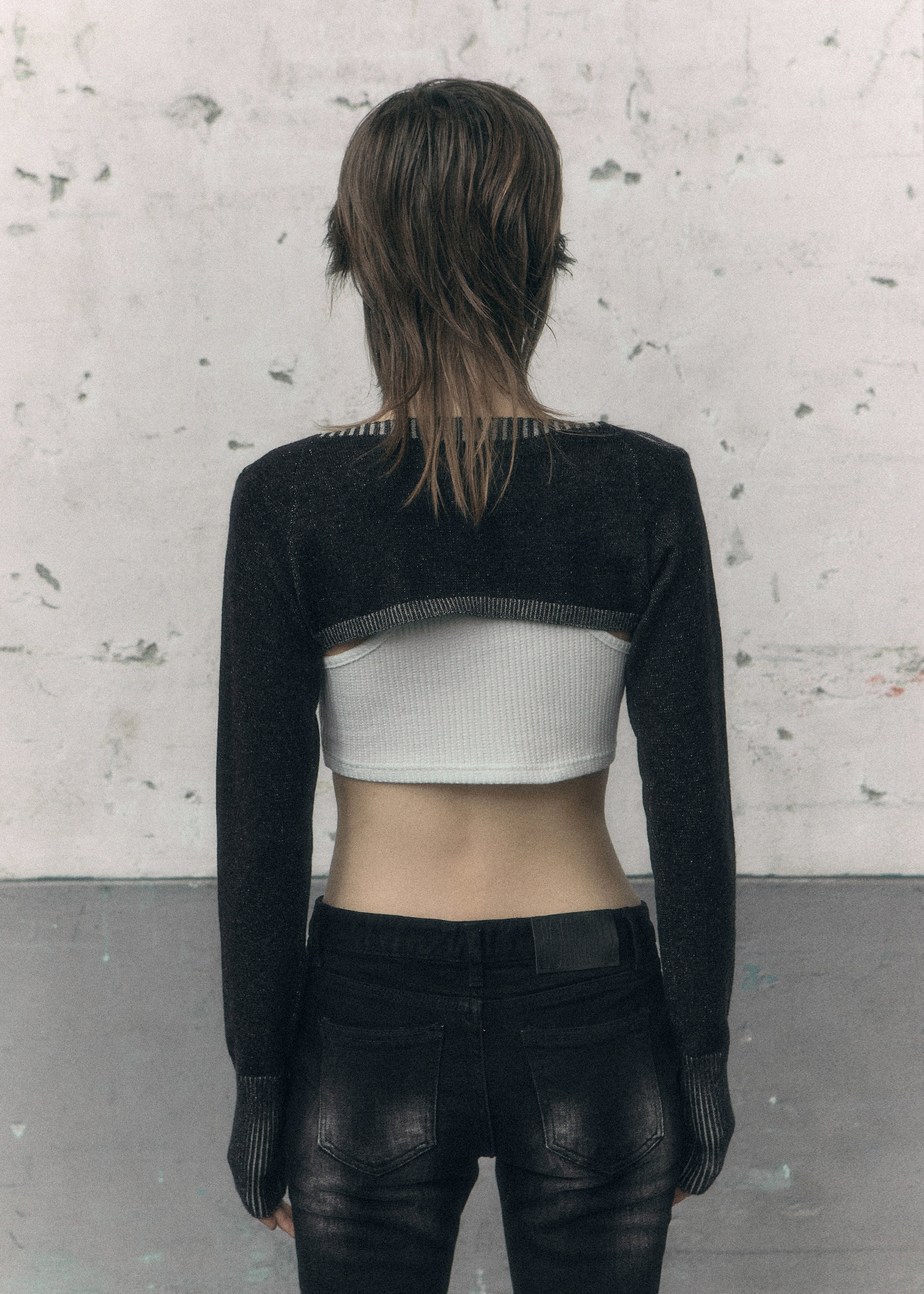 bohemian seoul 24SS MIXED BOLERO CARDIGAN