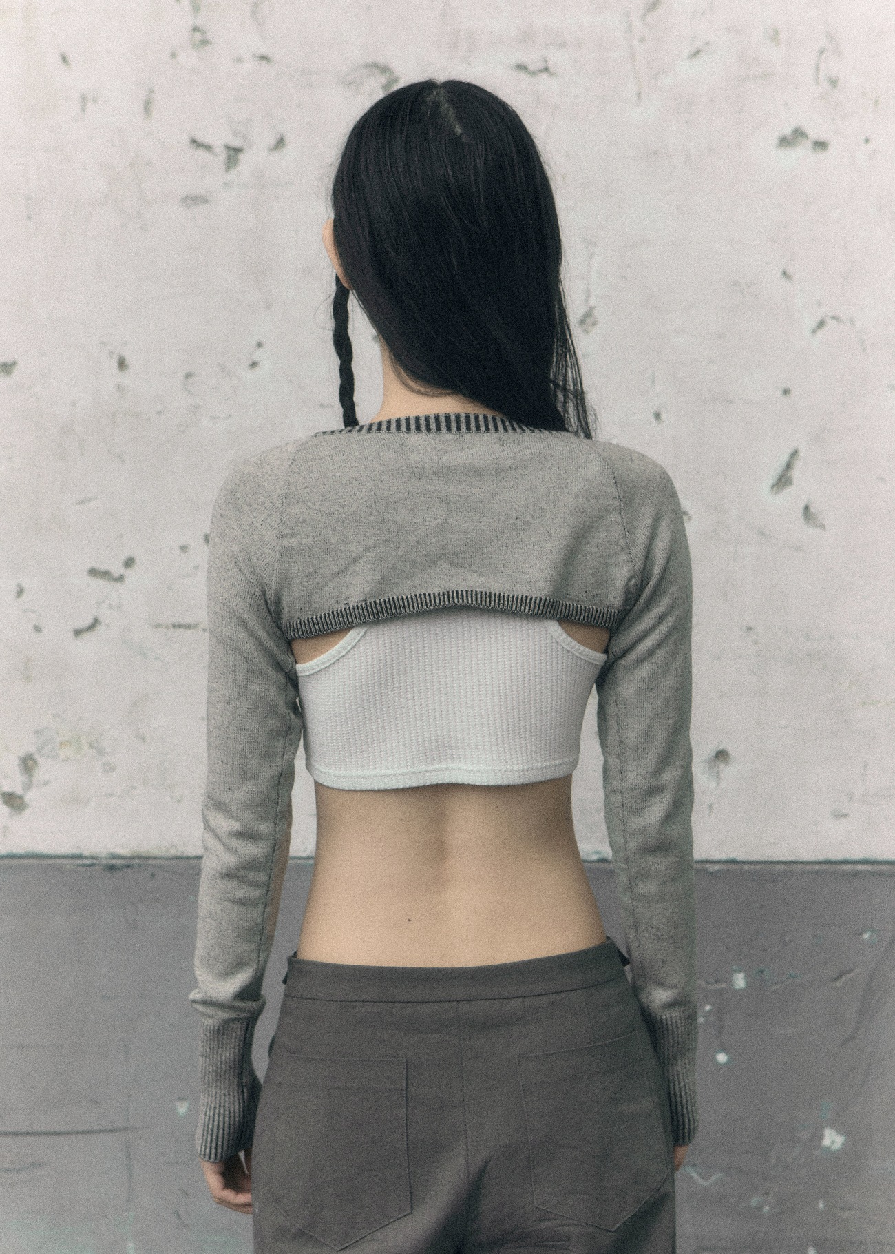 bohemian seoul 24SS MIXED BOLERO CARDIGAN