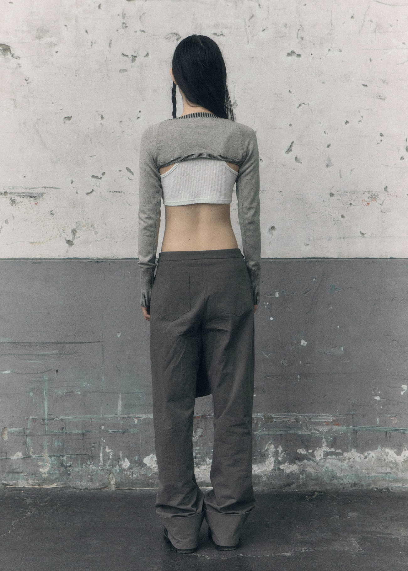 bohemian seoul 24SS MIXED BOLERO CARDIGAN
