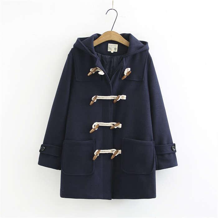 ダッフルコート レディース ジャケット 冬 コート 制服 防風 キルティングコート 防寒 ロングコート フード付き 着痩せ 防寒 カジュアル 通学 高校生 可愛い