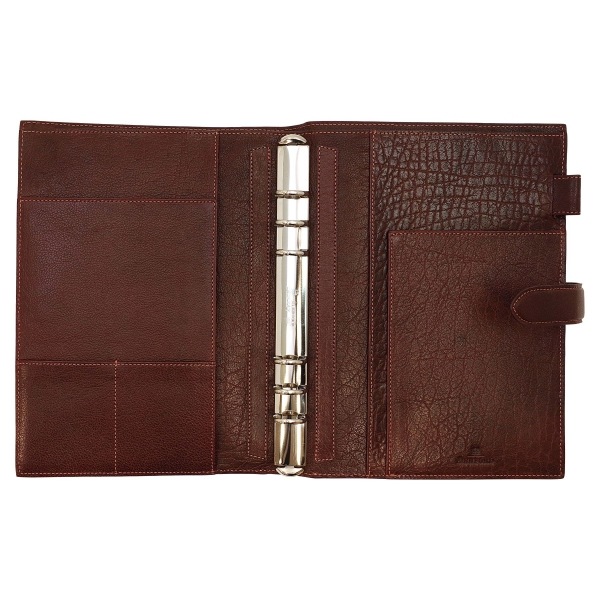 A5サイズ ディープ ベルト リング径19mm【ブラウン】システム手帳バインダー 3102-022 A5サイズ ディープ ベルト リング径19mm【ブラウン】システム手帳バインダー 3102-022