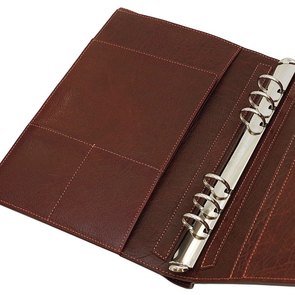 A5サイズ ディープ ベルト リング径19mm【ブラウン】システム手帳バインダー 3102-022 A5サイズ ディープ ベルト リング径19mm【ブラウン】システム手帳バインダー 3102-022