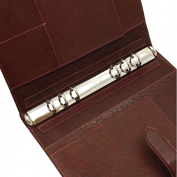 A5サイズ ディープ ベルト リング径19mm【ブラウン】システム手帳バインダー 3102-022 A5サイズ ディープ ベルト リング径19mm【ブラウン】システム手帳バインダー 3102-022