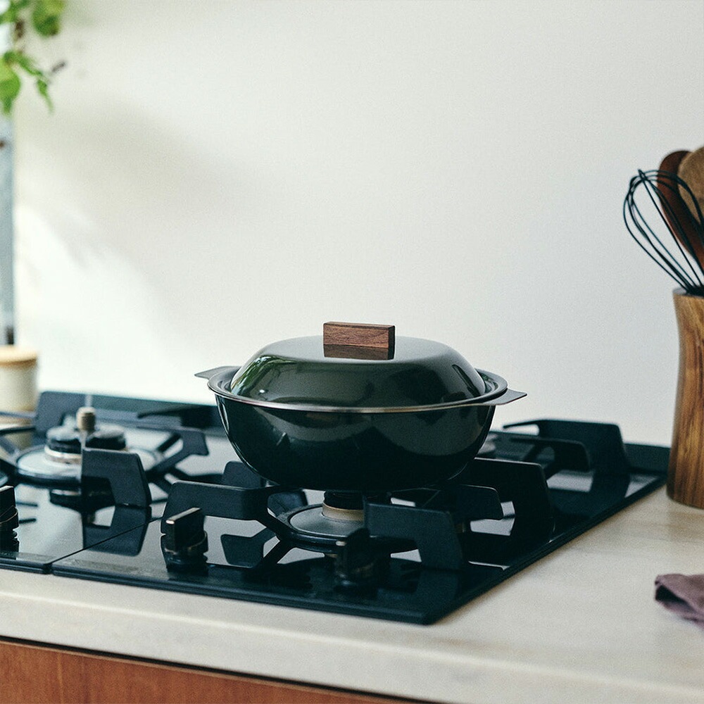 KINTO(キントー) KAKOMI 琺瑯鍋 1L 1~2人前 ホワイト ブラック IH 直火 寄せ鍋 鍋 琺瑯 スープ 煮込み 炊き込み KINTO(キントー) KAKOMI 琺瑯鍋 1L 1~2人前 ホワイト ブラック IH 直火 寄せ鍋 鍋 琺瑯 スープ 煮込み 炊き込み