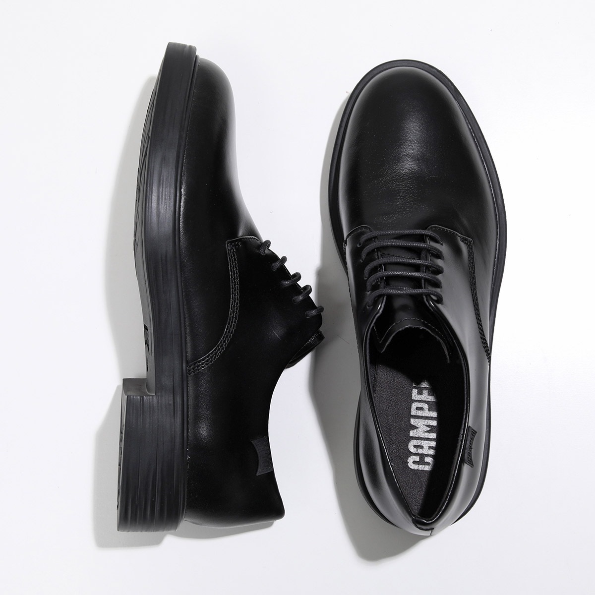 CAMPER カンペール】レザーシューズ 革靴 レースアップ 39 黒 美品