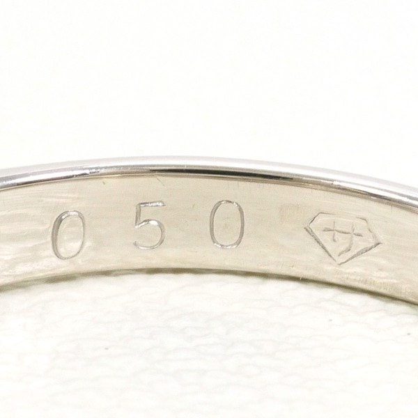 PT900 プラチナ リング 指輪 11号 ダイヤ 0.50 総重量約4.3g ジュエリー 中古