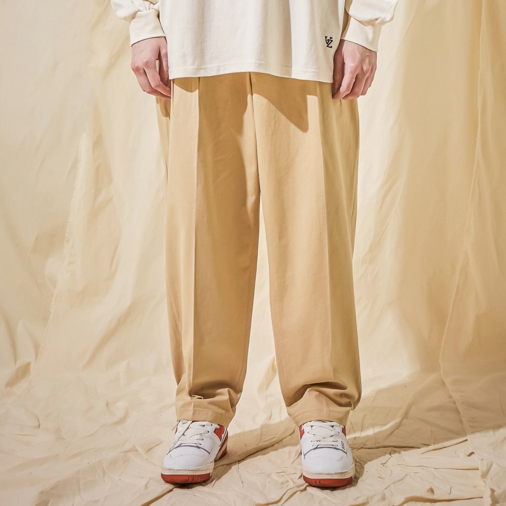 Wide Tapered Wrinkle Free Chino Pantテーパードチノパンツ mdprevattcaulkingandwaterproofing.com