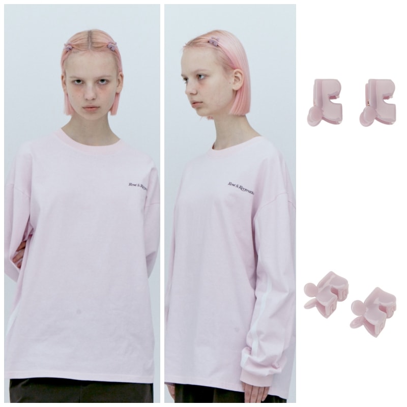 【REST & RECREATION】 LOGO HAIR CLIP(S) : 4COLORS 【REST & RECREATION】 LOGO HAIR CLIP(S) : 4COLORS