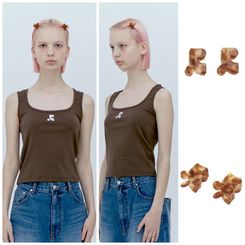 【REST & RECREATION】 LOGO HAIR CLIP(S) : 4COLORS 【REST & RECREATION】 LOGO HAIR CLIP(S) : 4COLORS