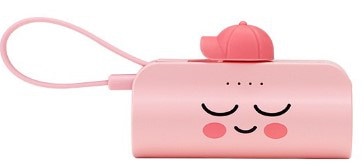 再入荷　カカオフレンズ モバイルバッテリー アピーチ カカオフレンズ モバイルバッテリー 6400mAhの通販 by Honey's