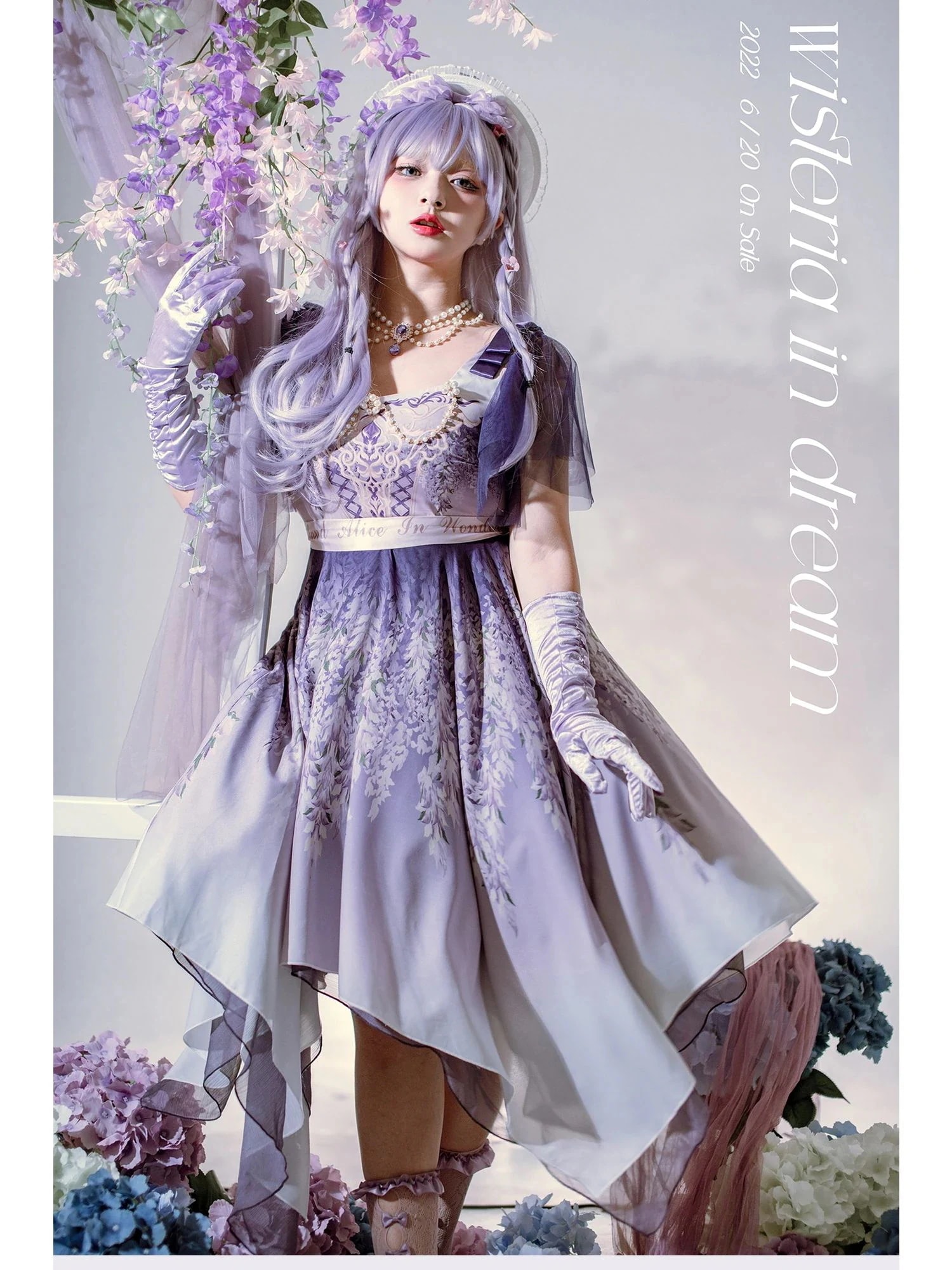 夢散る藤 フェアリーランド ロリータ 藤 優美な風 cla Fairy P