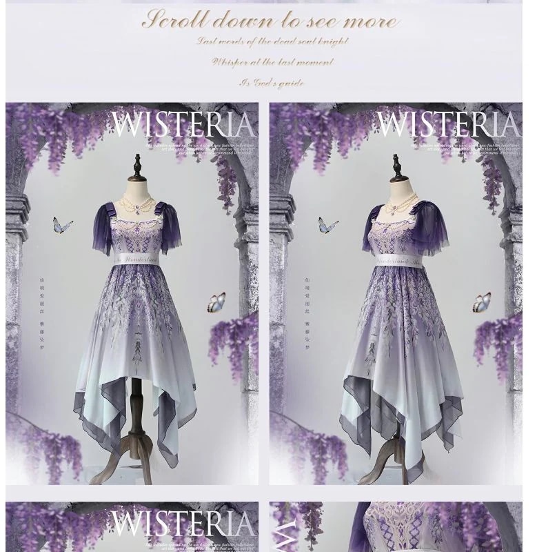 夢散る藤 フェアリーランド ロリータ 藤 優美な風 cla Fairy P