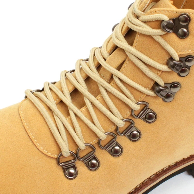 ブーツ メンズ ハイカット マウンテンブーツ ショートブーツ サイドジップ 履きやすい レザー スエード 合成皮革 レースアップ カジュアル 黒 ブラック おしゃれ 秋 冬 2352