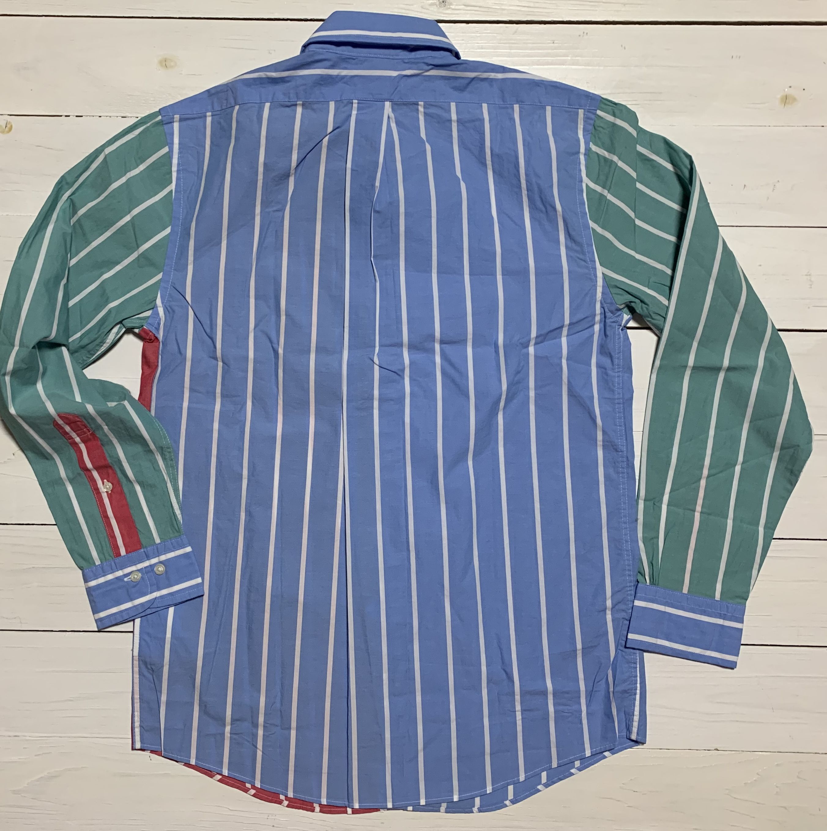 長袖 ボタンダウンシャツ ストライプ クレージー メンズ Brooks Brothers BB2-070