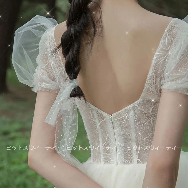 ウエディングドレスaラインドレス結婚式チュール二次会花嫁白大きいサイズ海外挙式パー ウエディングドレスaラインドレス結婚式チュール二次会花嫁白大きいサイズ海外挙式パー