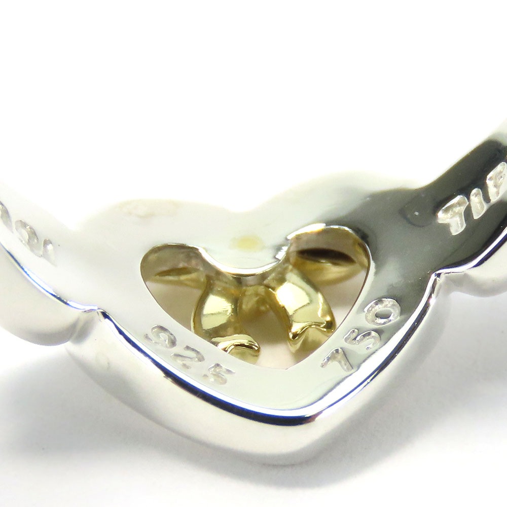 中古 リング・指輪 ハート リボン シルバー925 K18YG 約g シルバー 約#11.5 コンビ アクセサリー レディース 女性 中古 リング・指輪 ハート リボン シルバー925 K18YG 約g シルバー 約#11.5 コンビ アクセサリー レディース 女性