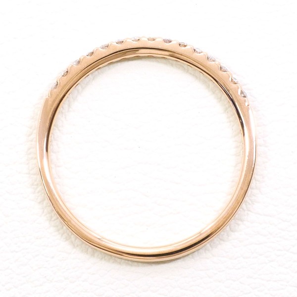 K10 10金 PG ピンクゴールド リング 指輪 10号 ダイヤ 0.18 ジュエリー