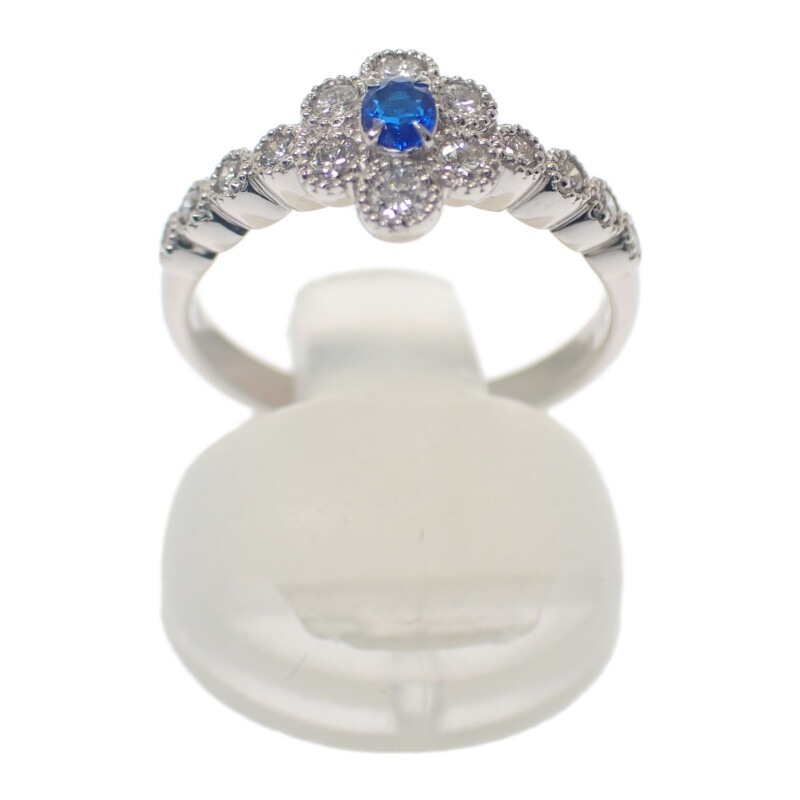 【no brand】デザインジュエリー リング Pt950プラチナ 13号 アウイナイト ダイヤモンド レディース 【no brand】デザインジュエリー リング Pt950プラチナ 13号 アウイナイト ダイヤモンド レディース