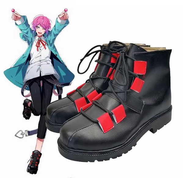 ヒプノシスマイク 飴村乱数 コスプレ衣装 靴 セット Qoo10] コスプレ靴 飴村乱数 easy R ヒプ