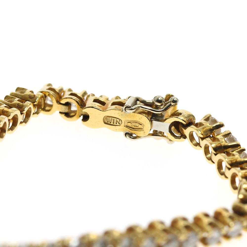 ウォルサム WALTHAM 93270.65 K18YG ダイヤベゼル ルビー クォーツ レディース _887207【中古】