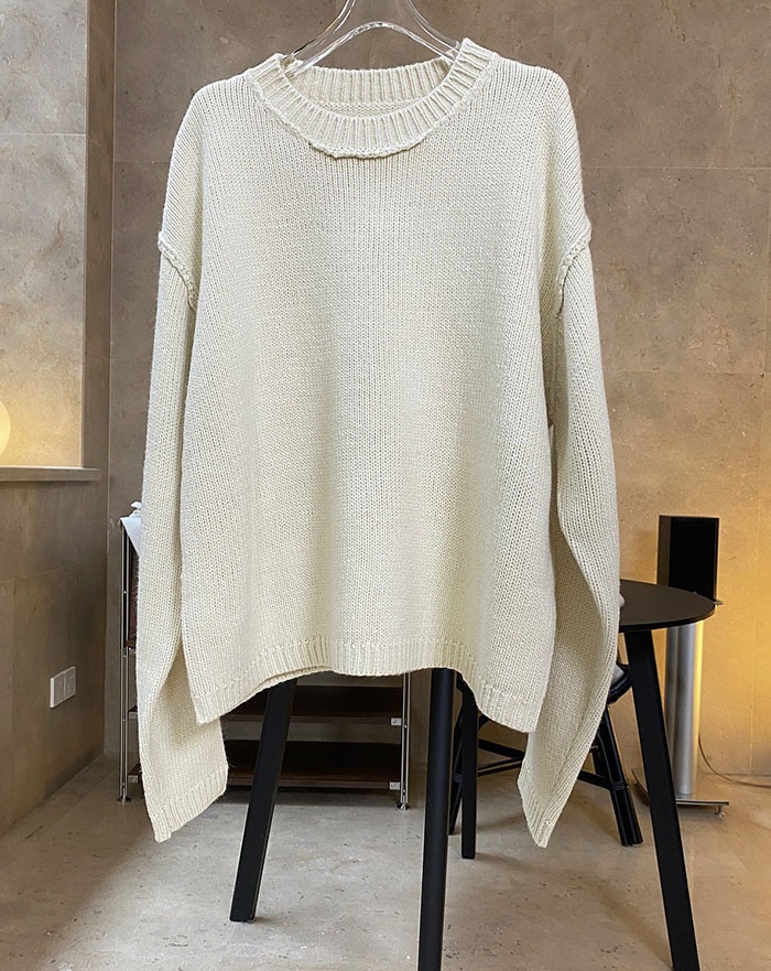 ニットセーター レディース ニット 春 秋 冬 ケーブルニット クルーネック 無地 長袖 大きいサイズ 着痩せ セーター ケーブル編み トップス 秋冬 オーバーサイズ ビッグシルエット 丸首 韓国ファ