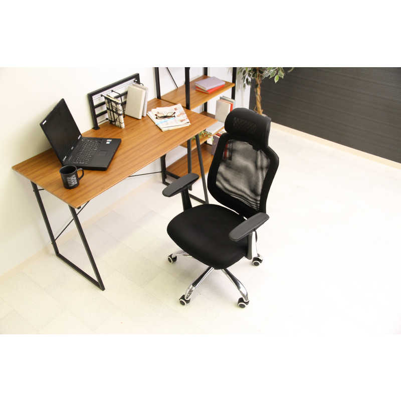 不二貿易 オフィスチェアー ヘッド付 アンテロープ BK 50095 不二貿易 オフィスチェアー ヘッド付 アンテロープ BK 50095