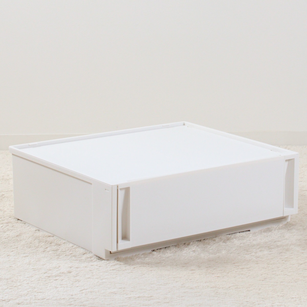 収納ケース 同色2個セット コンビネーションケース ワイドS 5218 幅52x奥行44.7x高さ18.3cm 収納ボックス 引き出し 約 奥行45 収納 クローゼット 日本製 積み重ね