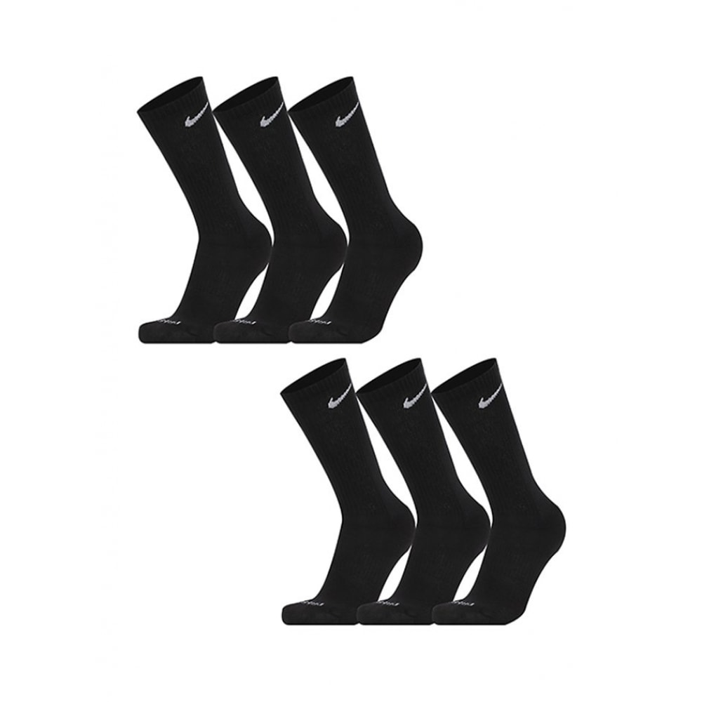 Nike スポーツソックスエブリデイプラスクッション付きクルーソックス 6 パック