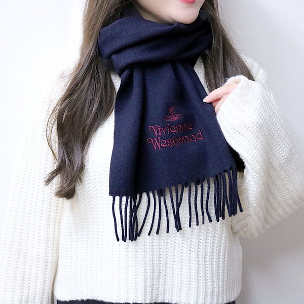 Qoo10] Vivienne Westwood 【セルフラッピングキット付】 マフラー