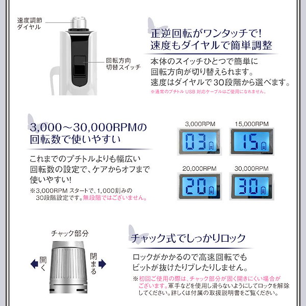 Qoo10] プチトル 最新ネイルマシン プチトルVista ジ