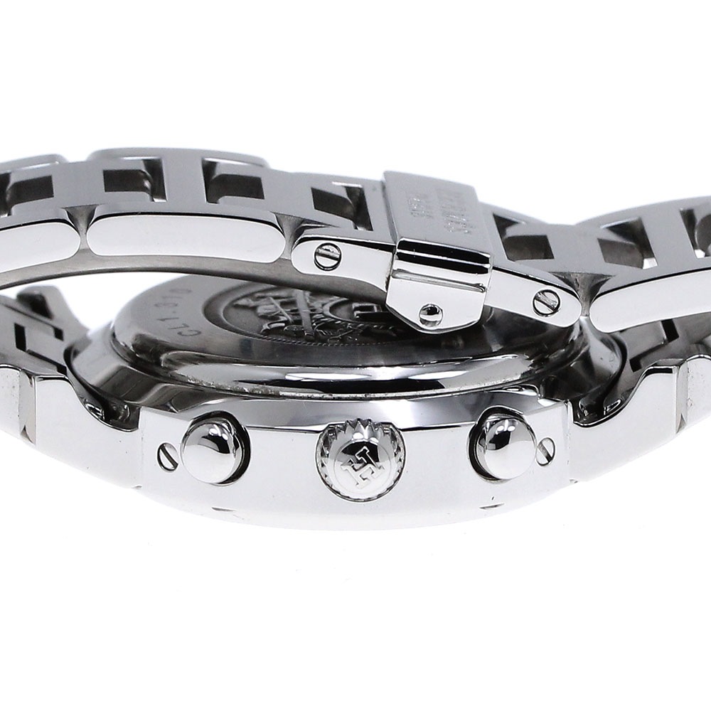 エルメス HERMES CL1.310 クリッパークロノ デイト クォーツ レディース 良品 _821340【中古】