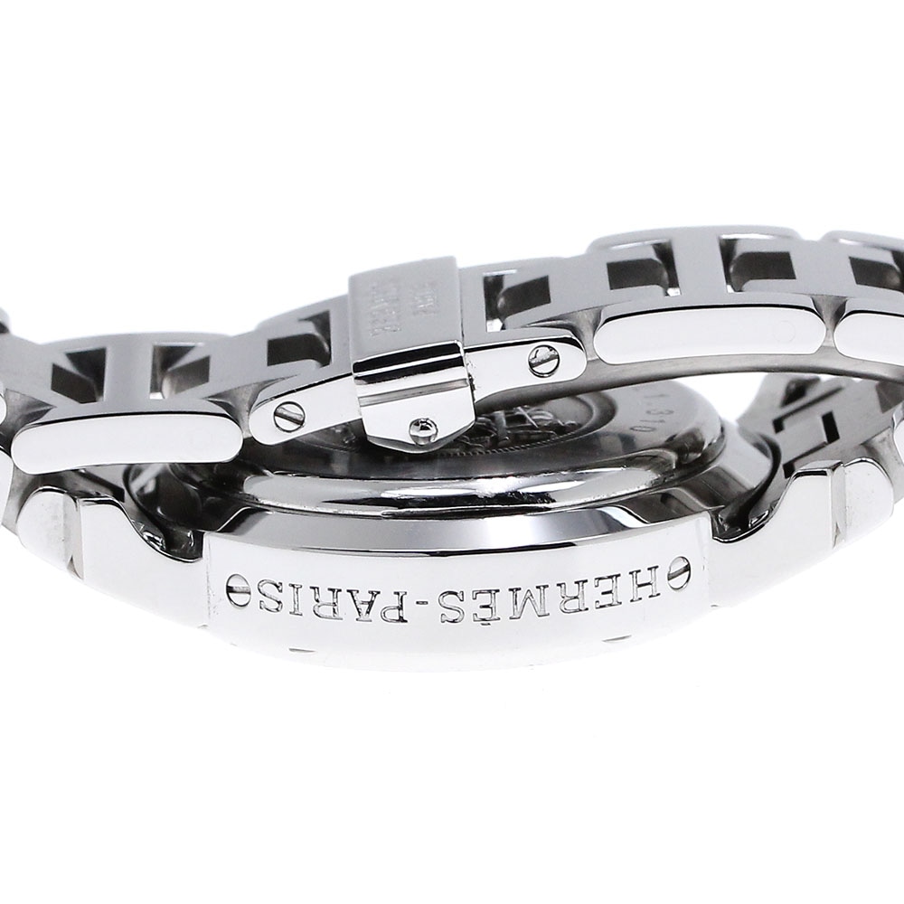 エルメス HERMES CL1.310 クリッパークロノ デイト クォーツ レディース 良品 _821340【中古】