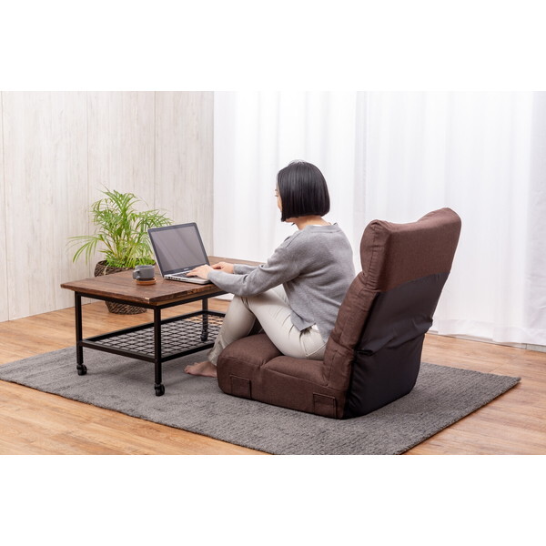 ファミリー・ライフ ボリュームコイルスプリング座椅子 ブラウン(0437710) メーカー直送 ファミリー・ライフ ボリュームコイルスプリング座椅子 ブラウン(0437710) メーカー直送