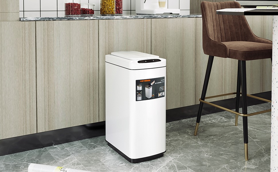 E17【人気商品】ゴミ箱 上向き 自動ゴミ 50L センサー式 ふた付き ダストボックス ホワイト E17【人気商品】ゴミ箱 上向き 自動ゴミ 50L センサー式 ふた付き ダストボックス ホワイト