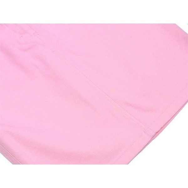 スカート ロゴボタン タイト 34サイズ ピンク ゴールド 中古