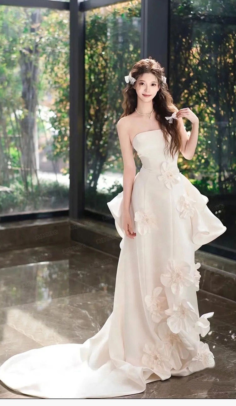 ウェディングドレス 白 結婚式 花嫁 サイズオーダーメイド可能 成人式 お呼ばれ ウェディング 演奏会 二次会 パーティードレス 前撮り ワンピース ロングドレス 3 ウェディングドレス 白 結婚式 花嫁 サイズオーダーメイド可能 成人式 お呼ばれ ウェディング 演奏会 二次会 パーティードレス 前撮り ワンピース ロングドレス 3